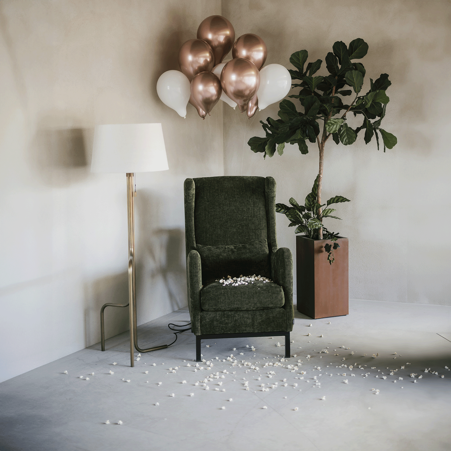 fatolj_gron_vardagsrum_lounge