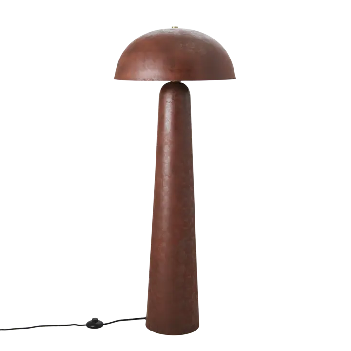 FUNGI Golvlampa 120cm - Rostbrun