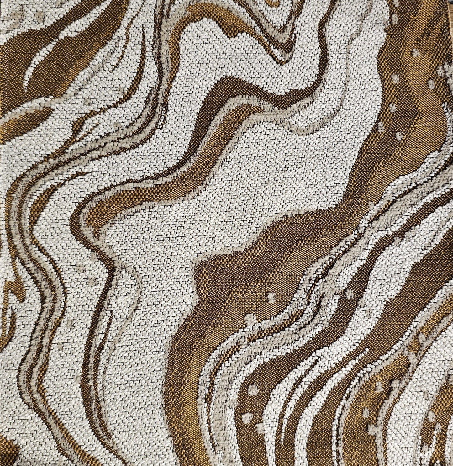 Tygprov - Marble Mustard