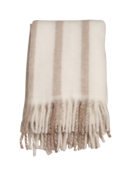 Pläd Morgan Creme / Beige