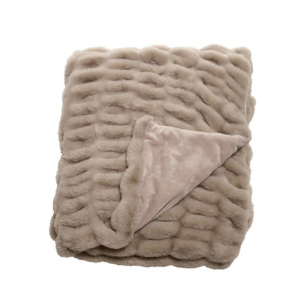 Pläd Fluffy - Beige