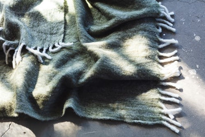 Pläd Morgan - Mörkgrön