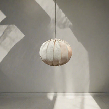 taklampa_boll_linne_natur_40cm