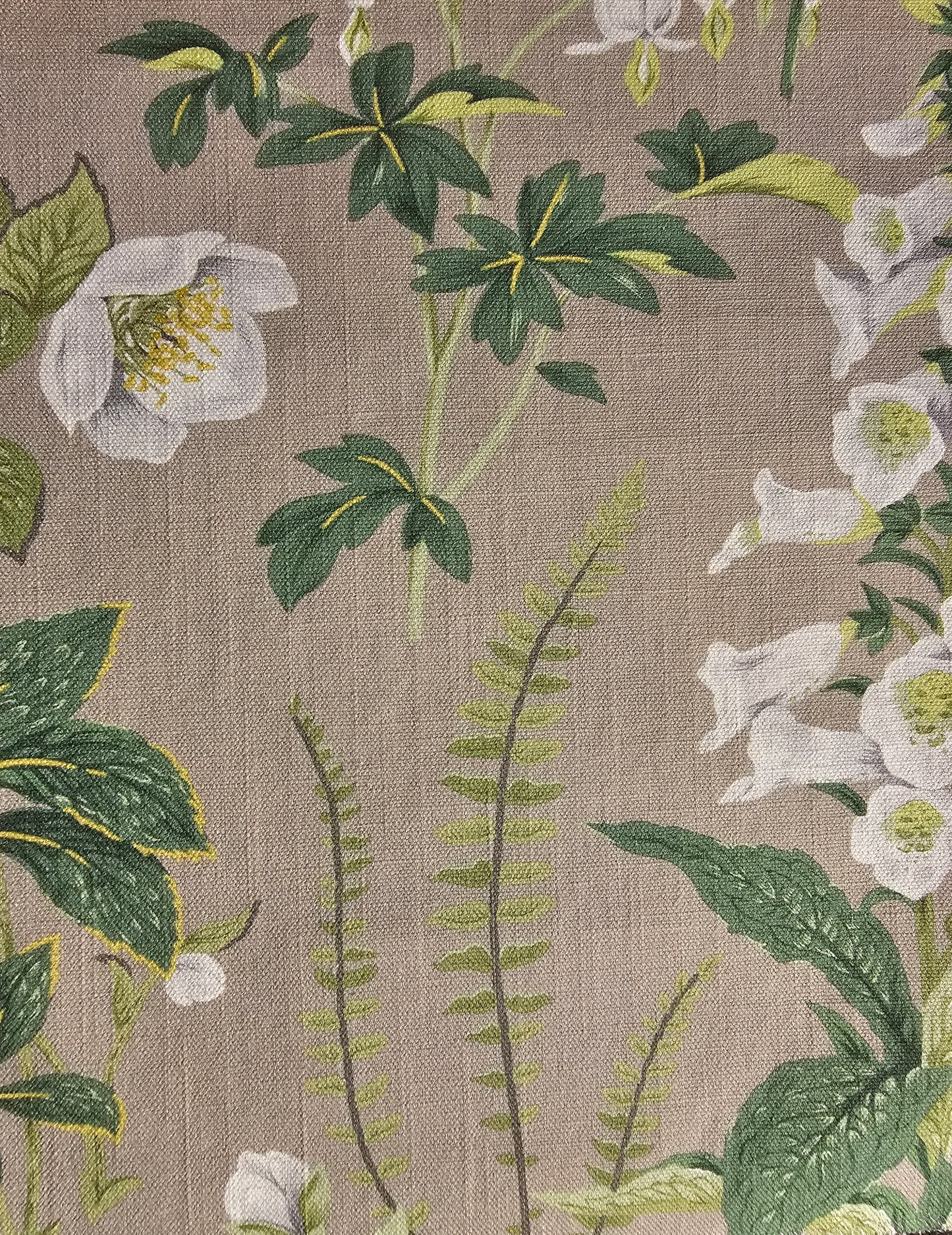 Tygprov - Floren Linen Grey