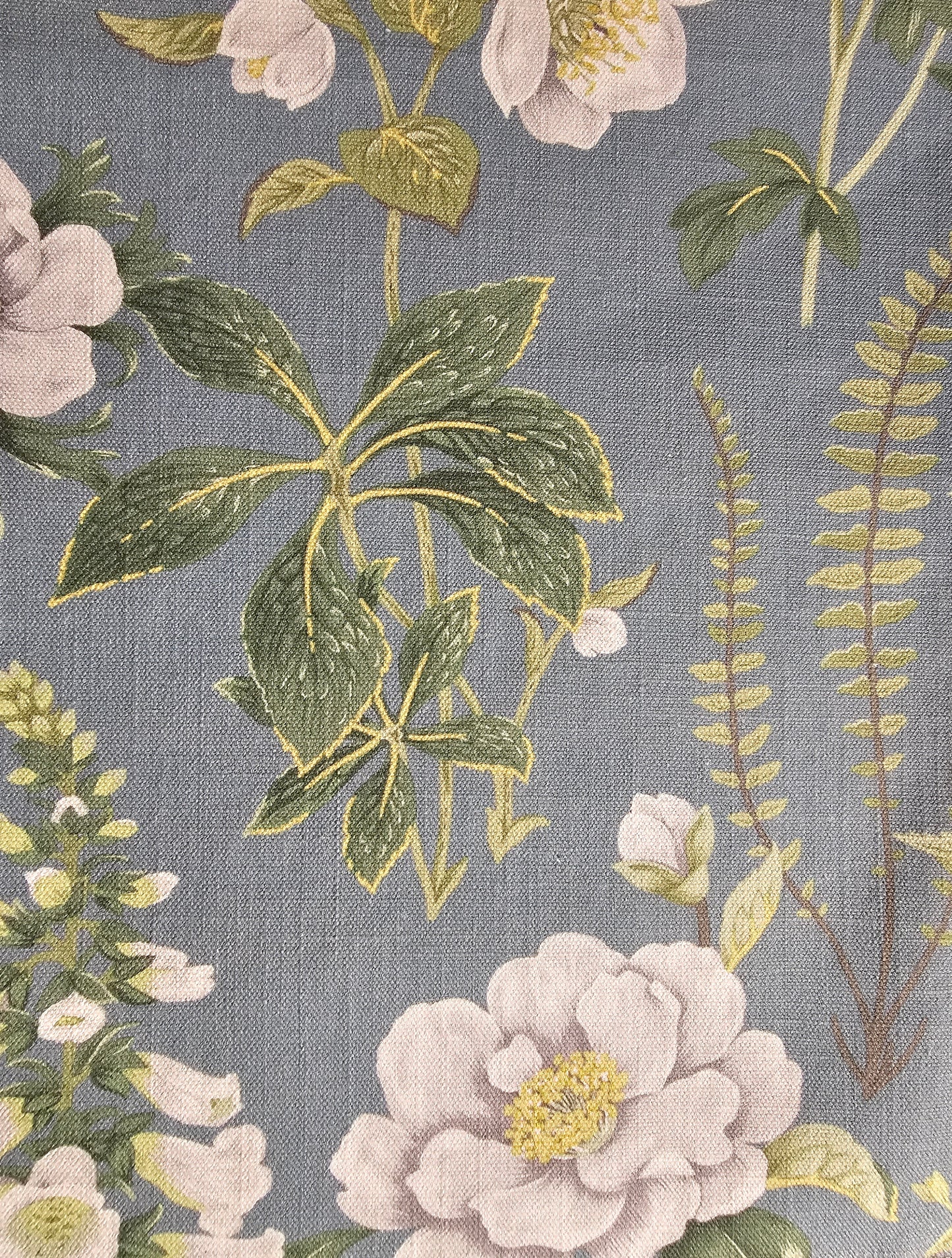 Tygprov - Floren Linen Teal